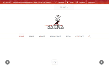 Tablet Screenshot of mattiesmountainmud.com